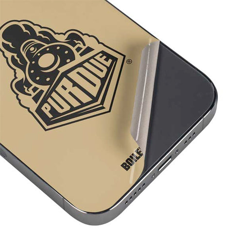Purdue Gold Signature Logo iPhone 16 Pro Skin